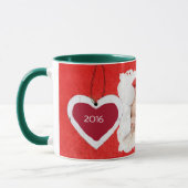 Die erste Weihnachtskaffee-Tasse des Babys Tasse (Links)