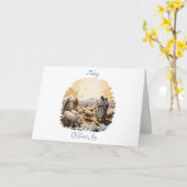 Die erste Weihnachtskarte 3 Karte (Gelbe Blume)