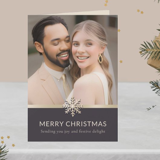 Die erste Weihnachtskarte von Newlyweds Karte