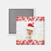 Die erste Weihnachtszeit des Babys mit Foto Magnet (Vorderseite/Rückseite)