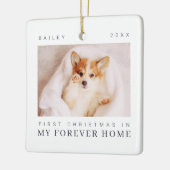 Die erste Weihnachtszeit des Hauses in ewig Zuhaus Keramikornament (Links)