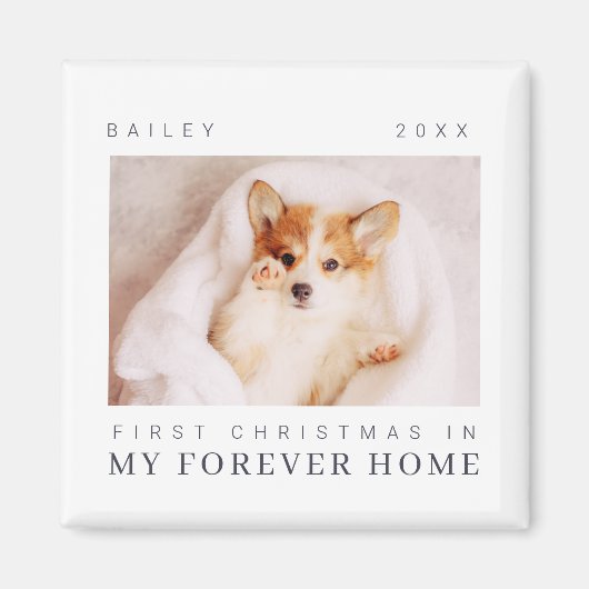 Die erste Weihnachtszeit des Hauses in ewig Zuhaus Magnet (Vorne)