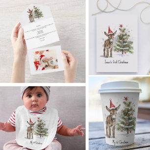 Die erste Weihnachtszeit des süßen Donkey, Brauch All In One Einladung