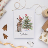 Die erste Weihnachtszeit des süßen Donkey, Brauch Postkarte