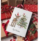 Die erste Weihnachtszeit des süßen Donkey, Brauch Postkarte