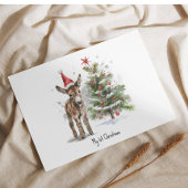 Die erste Weihnachtszeit des süßen Donkey, Brauch Postkarte