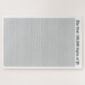 Die ersten 100.000 Ziffern von Pi Puzzle (Horizontal)