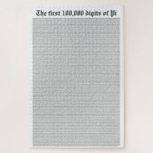 Die ersten 100.000 Ziffern von Pi
