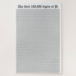 Die ersten 100.000 Ziffern von Pi Puzzle