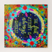 Die ersten Blume, die zu Zitaten führen, vergnügen Puzzle (Horizontal)