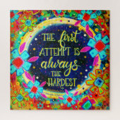 Die ersten Blume, die zu Zitaten führen, vergnügen Puzzle (Vertikal)