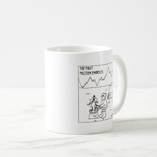 Die ersten gefrorenen Embryos Kaffeetasse (VorderseiteRechts)