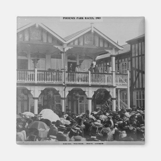 Die ersten Phoenix Park Races, 1903 Magnet (Vorne)