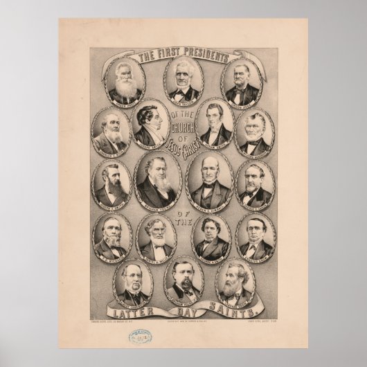 Die ersten Präsidenten der Mormonschen Kirche (187 Poster (Vorne)