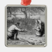 Die ersten Schritte Silbernes Ornament (Vorne)