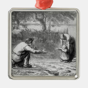 Die ersten Schritte Silbernes Ornament