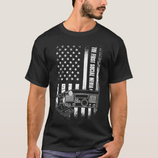 Die ersten sozialen Medien, die amerikanische Radi T-Shirt