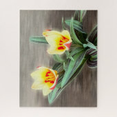 Die ersten Tulpen Puzzle (Vertikal)