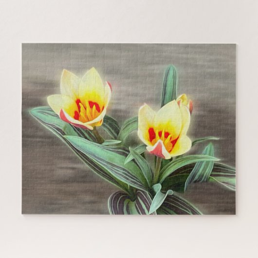 Die ersten Tulpen Puzzle (Horizontal)