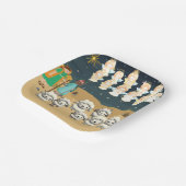 Die ersten Weihnachten 3D Die Hirten Pappteller (Gewinkelt)