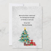 Die ersten Weihnachten unseres Sohnes (Rückseite)