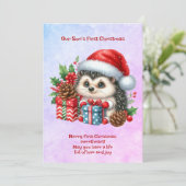 Die ersten Weihnachten unseres Sohnes (Stehend Vorderseite)