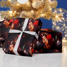 Die ersten Weihnachten Vintag Geschenkpapier