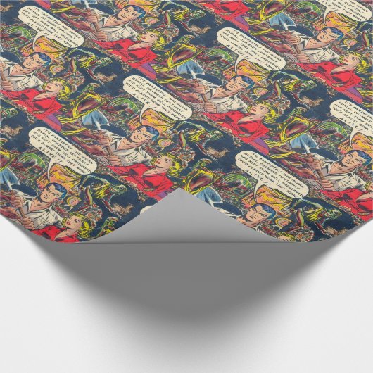 Die ersten Zombies? Geschenkpapier (Ecke)