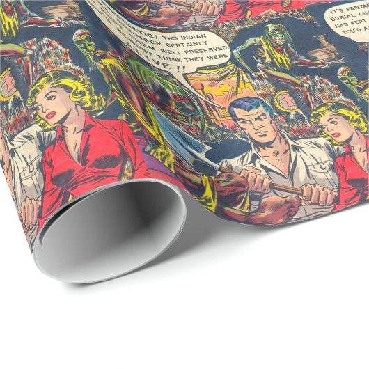 Die ersten Zombies? Geschenkpapier (Rolleneckpunkt)