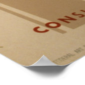 Die ersten zwei Jahre Vintages Gesundheitspopster Poster (Ecke)