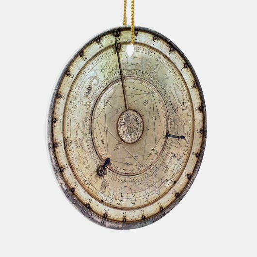 Die erster Frühling gefahrene Uhr mit Fusee, Keramik Ornament (Rechts)