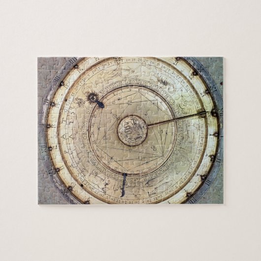 Die erster Frühling gefahrene Uhr mit Fusee, Puzzle (Horizontal)