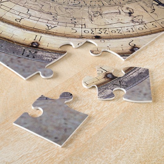 Die erster Frühling gefahrene Uhr mit Fusee, Puzzle (Seite)