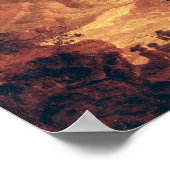 Die Eruption des Vesuv im Jahre 1771 Poster (Ecke)