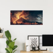 Die Eruption des Vesuv im Jahre 1771 Poster (Heimbüro)