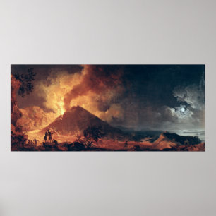 Die Eruption des Vesuv im Jahre 1771 Poster