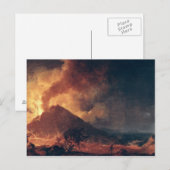 Die Eruption des Vesuv im Jahre 1771 Postkarte (Vorne/Hinten)