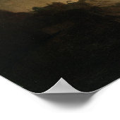 Die Eruption des Vesuv Poster (Ecke)