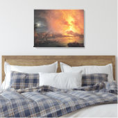Die Eruption des Vesuvs Leinwanddruck (Insitu (Schlafzimmer))