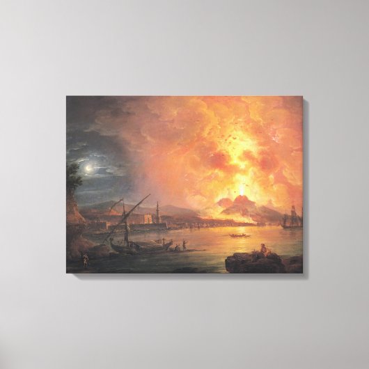 Die Eruption des Vesuvs Leinwanddruck (Vorderseite)