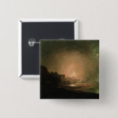 Die Eruption vom Vesuv Button (Vorne & Hinten)