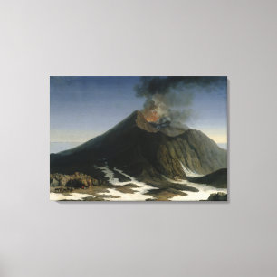 Die Eruption von Ätna Leinwanddruck