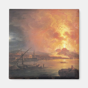 Die Eruption von Vesuv Magnet