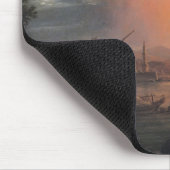 Die Eruption von Vesuv Mousepad (Ecke)