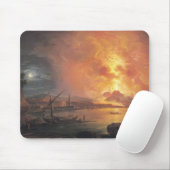 Die Eruption von Vesuv Mousepad (Mit Mouse)