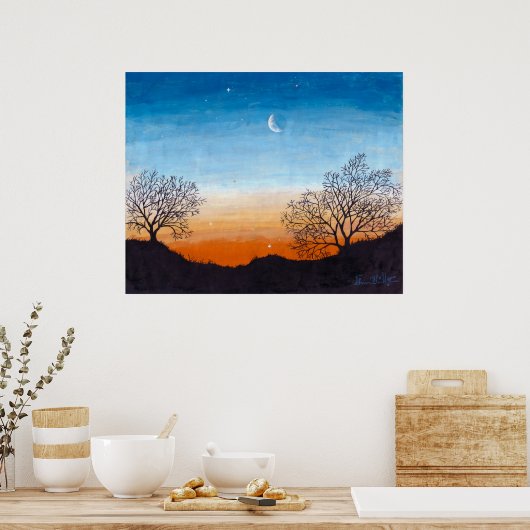 Die erwachende Dämmerung: Poster (Küche)