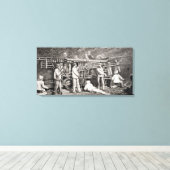 Die erweiterte Galerie auf der französischen Seite Leinwanddruck (Insitu (Holzboden))