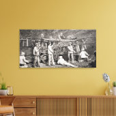 Die erweiterte Galerie auf der französischen Seite Leinwanddruck (Insitu (Wohnzimmer))