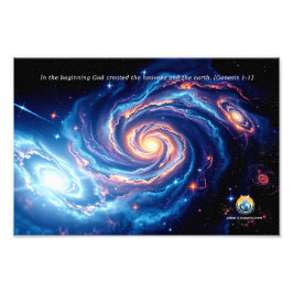 Die Erweiterung des Fotos "Gott und Schöpfung" Fotodruck