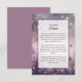 Die Erzauberung von Starlit im Blut Begleitkarte